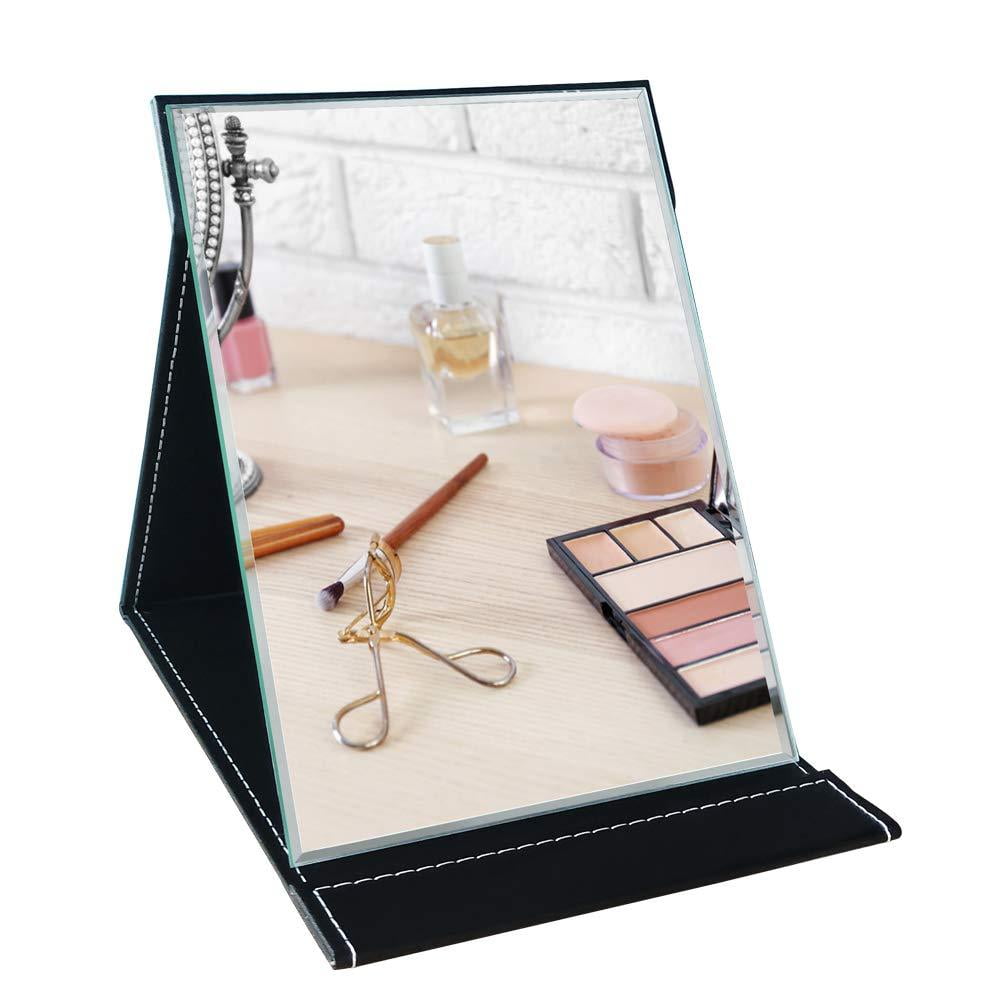 Dreamsyard Portable Folding Makeup Mirror with Cosmetic Desktop
