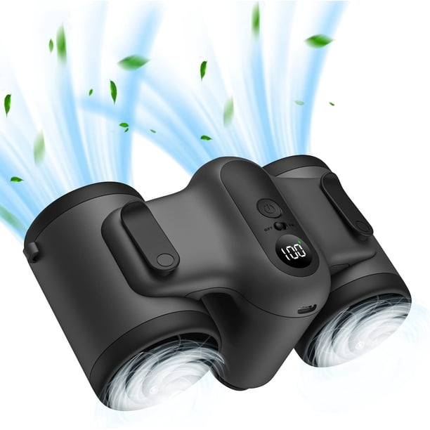 Ventilador portátil con clip para la cintura, nuevo cinturón personal y ventilador para el cuerpo al aire libre, ventilador de cuello colgante con batería recargable de 10000 mAh, flujo de a