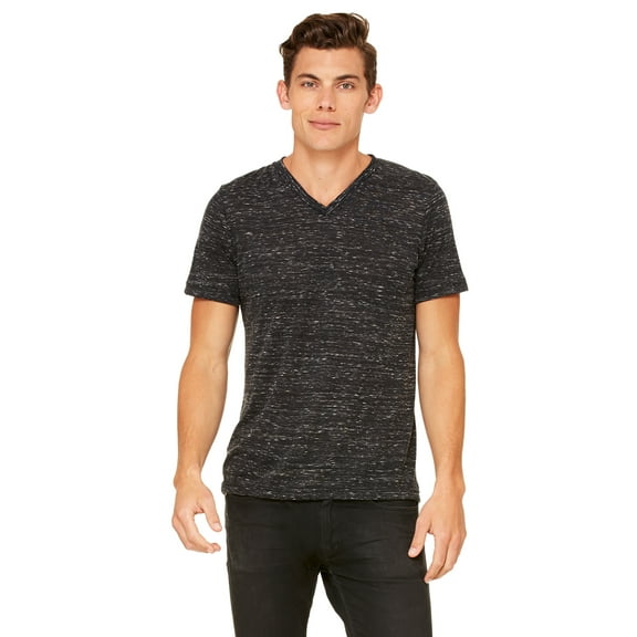 Bella   Canvas 3655C Unisex Textured Jersey VNeck TShirt