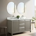 thumbnail image 2 of Vanity Art 54" Double Freestanding Bathroom Vanity with Sink and Engineered Marble Top, 2 of 11