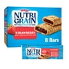 Nutri-Grain Soft Baked Breakfast Bars, Made With Whole Grains, Kids Snacks, Strawberry, 10.4Oz Box (8 Bars)