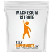 BulkSupplements.com Magnesium Citrate 500 mg - Magnesium Powder - Magnesium Supplement - Magnesium Citrate Powder - Pure Magnesium (100 Grams - 3.5 oz - 30 Servings)