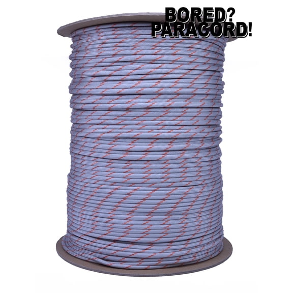 1000 Ft Spool High Quality Best Durability 550 lb Paracord - Lithium Color - Bored Paracord Brand