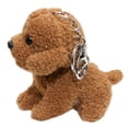 thumbnail image 2 of Llavero de peluche resistente al desgaste con forma de perro de peluche, colgante decorativo para bolso o llavero., 2 of 8