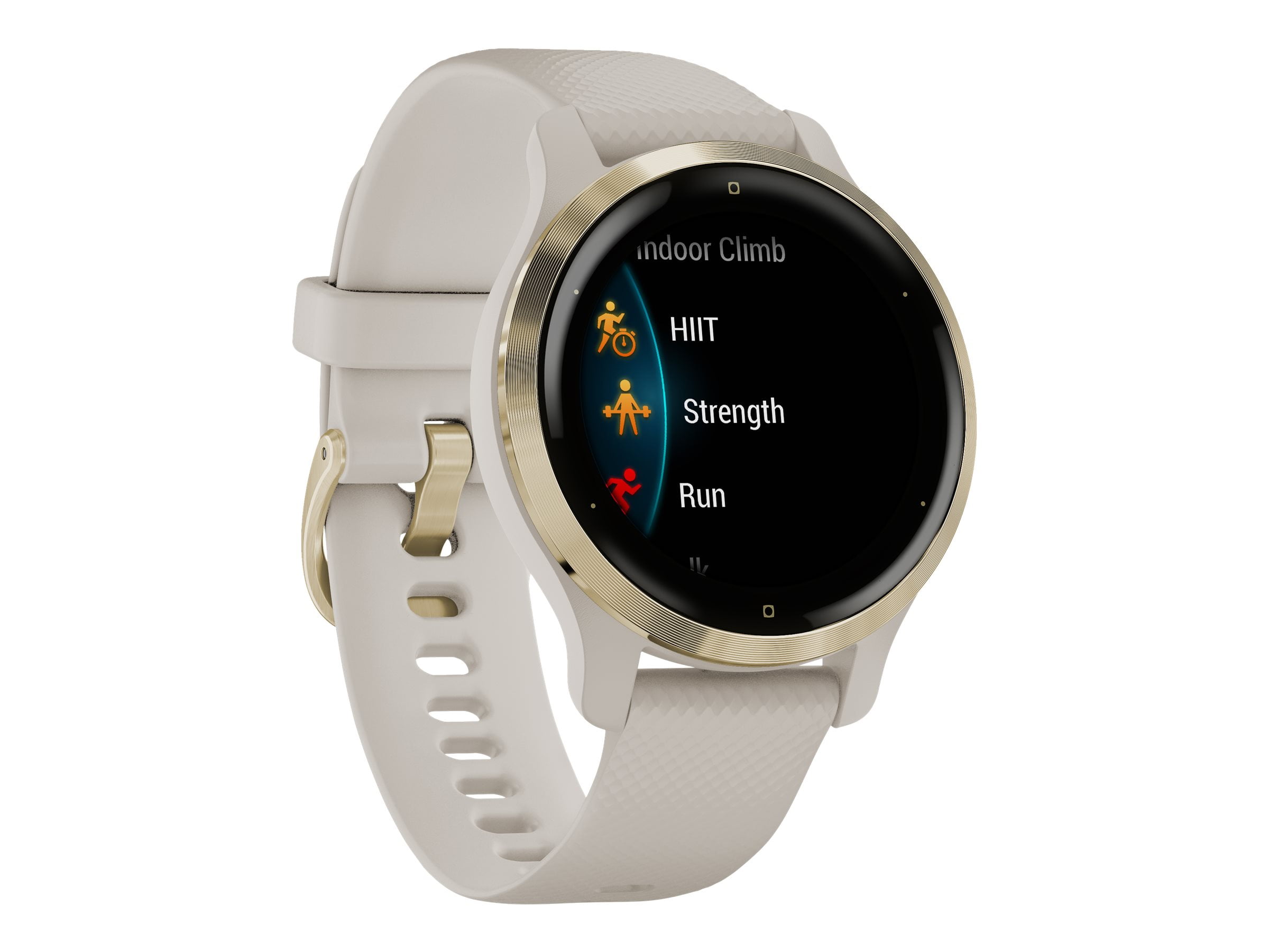 Garmin Venu® 2S - Light Gold Bezel with Light Sand Case and