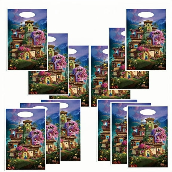 20Pcs Encanto Anime Cartoon Theme Party Gift Bags, Handheld Favor Candy Bags with Carry Handle for Birthday Party Decorations Supplies