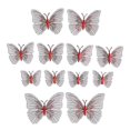 thumbnail image 1 of PVC Refrigerator Magnet Gold Butterfly Magnetic Sticker for Decoration 12Pcs, 1 of 5