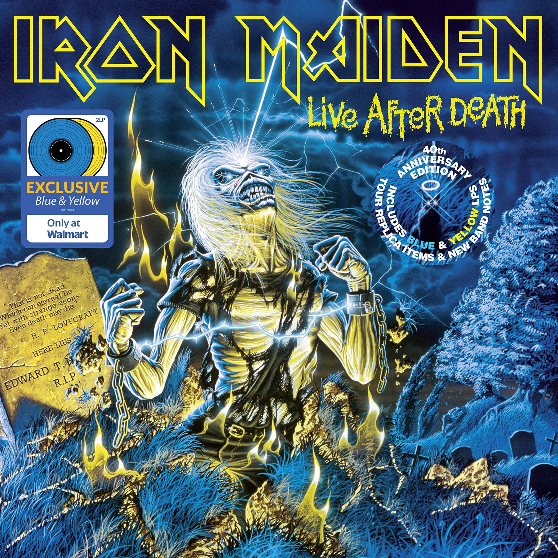 Iron Maiden Live After Death レコード IRON MAIDEN Live After Death 1985 US RCA Record Club ORG Double LP