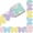 multicolor, variant on YNGLLC 65.6ft Butterfly Bulletin Board Border Glitter Pastel Butterfly Die-Cut Border Trim for Boho Party Spring Chalkboard Wall Decoration