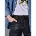 thumbnail image 3 of Catelles Black Nylon Belt - Durable Pin Buckle Design for Outdoor, and Everyday Wear，Gift Box,120CM Length, 3 of 9