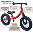 thumbnail image 3 of Banana GT Balance Bike - 12" Alloy Wheels Air Tires for Girls and Boys 2, 3, 4, 5 Year Olds, 3 of 4