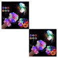 thumbnail image 3 of Jumpingount 6 piezas de gomas para el cabello con LED, banda para el cabello luminosa, bandas para el cabello que brillan intensamente, práctico Type2 NO2, 3 of 6