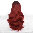 thumbnail image 2 of NumWeiTong Curly Wig Human Hair,Curly Wig With Bangs for Girls Daily Party Use,Red Curly Wig Human Hair,Wig Women's Wavy Long Curly Hair With Natural Bangs In The Center,28 Inches, 2 of 5