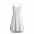 thumbnail image 6 of Lenpel Summer Nightgowns for Women V Neck Sleeveless Racerback Sleepwear Mini Dresses Comfy Soft Casual Loose House Dresses, 6 of 7