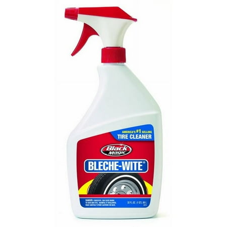 BlackMagic Black Magic Bleache White Tire Cleaner Spray, 32 oz
