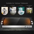 thumbnail image 5 of Canddidliike 22 x 14 Inch Electric Warming Tray Hot Plate Dish Warmer with Adjustable Temperature, Keep Food Hot for Parties Buffets, Restaurants, House Parties, Events & Dinners, 5 of 7