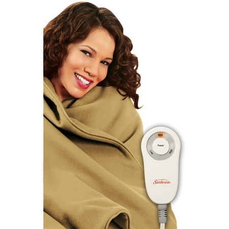 Sunbeam Cuddle Fleece Electric Throw, 4 Additional Colors Available
