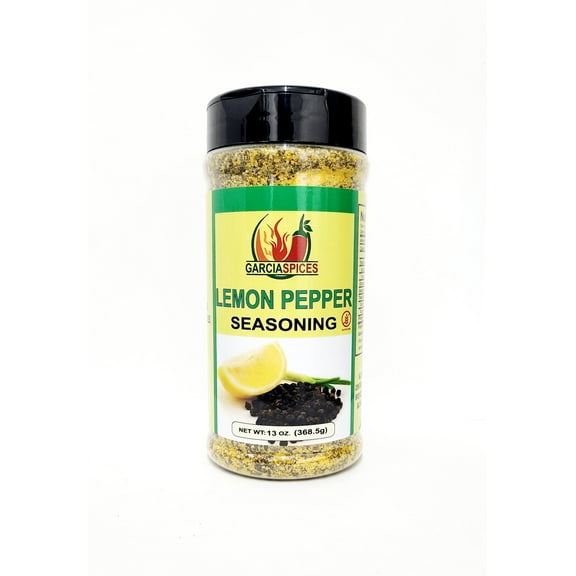 Lemon Pepper Seasoning, 13 oz - Garcia Spices