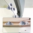 thumbnail image 3 of Ensemble de 4 Rouleaux de Porte de Douche Double Haut et Bas - Sans Bruit - Rouleau Coulissant Double - 23mm, 3 of 5