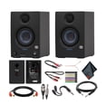 thumbnail image 1 of PreSonus Eris 3.5 Monitores de estudio, par - Altavoces activos de monitor para producción de música de campo cercano, computadora de escritorio, paquete de audio Hi-Fi con accesorios, 1 of 7