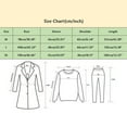 thumbnail image 4 of Baberdicy Robes for Women, Women's Robe Bathrobe Solid Coat Sleeved Long Clothes Winter Lengthened Splicing Home Color Robe, 4 of 8