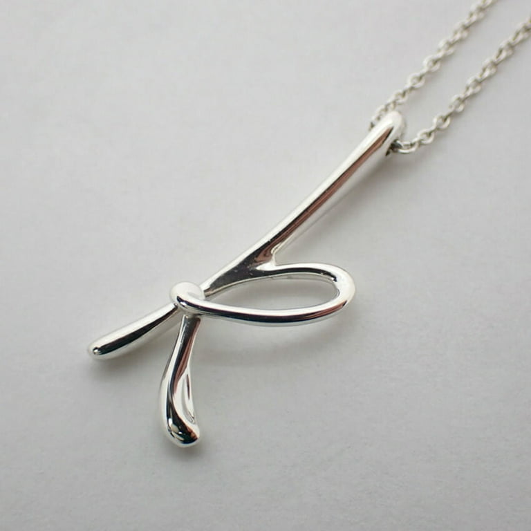 K necklace tiffany new arrivals