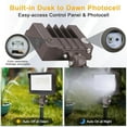 thumbnail image 5 of LED Flood Light Outdoor 35W/25W/15W Wall Light 4900LM Dusk to Dawn Floodlight 3000K/4000K/5000K Security Lights for Landscape Parking lot Tree Advertising Boards Warehouse 2 Pack, 5 of 7