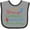 Heather and Black, variant on Inktastic Respiratory Therapist Like Daddy Boys or Girls Baby Bib
