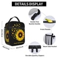thumbnail image 5 of Sunflower Autism Insulated Lunch Bag For Women Men, Portable Leakproof Tote Cooler Meal Bag, Reusable Lunch Box For Work/Office/Picnic/Travel, 5 of 6