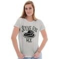 thumbnail image 4 of Solve Pi Math Geeky Nerdy Funny Smart Womens Slim Fit Graphic Tee Brisco Brands X, 4 of 5
