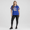 thumbnail image 4 of Women's Nike Gunner Britton  Royal Buffalo Bills Game Jersey, 4 of 4