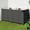 3pcs-Dark grey, variant on 3-Panel Outdoor Vinyl Privacy Screen 50"W x 49"H with Rustproof Aluminum Posts, All-Weather No-Dig AC Unit Cover Fence, Multi-Purpose Enclosure for Trash Cans Pool Equipment Backyard Patio