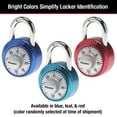 thumbnail image 5 of Master Lock School Locker 3 Digit Combination Lock, Color Variety, 5 of 11