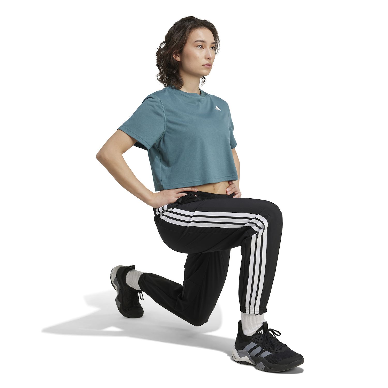 Adidas Women's Essentials Boxy Workout Tank Top White photo 3