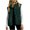 Green, variant on Warm Fleece Women's Sleeveless Jacket - Zip Up With Pockets, Fuzzy Fall Winter Vest for Weekend & Everyday Wear Green XXL