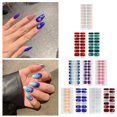 thumbnail image 4 of LUVCLS Pegatinas de uñas con degradado Pegatinas completas Dopamina de verano Pequeñas pegatinas de uñas frescas y, 4 of 7