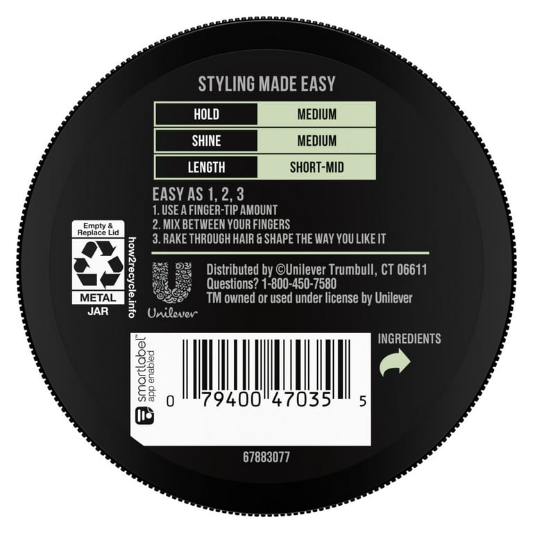 AXE Natural Look Texturizing Hair Pomade Styling Cream for Men
