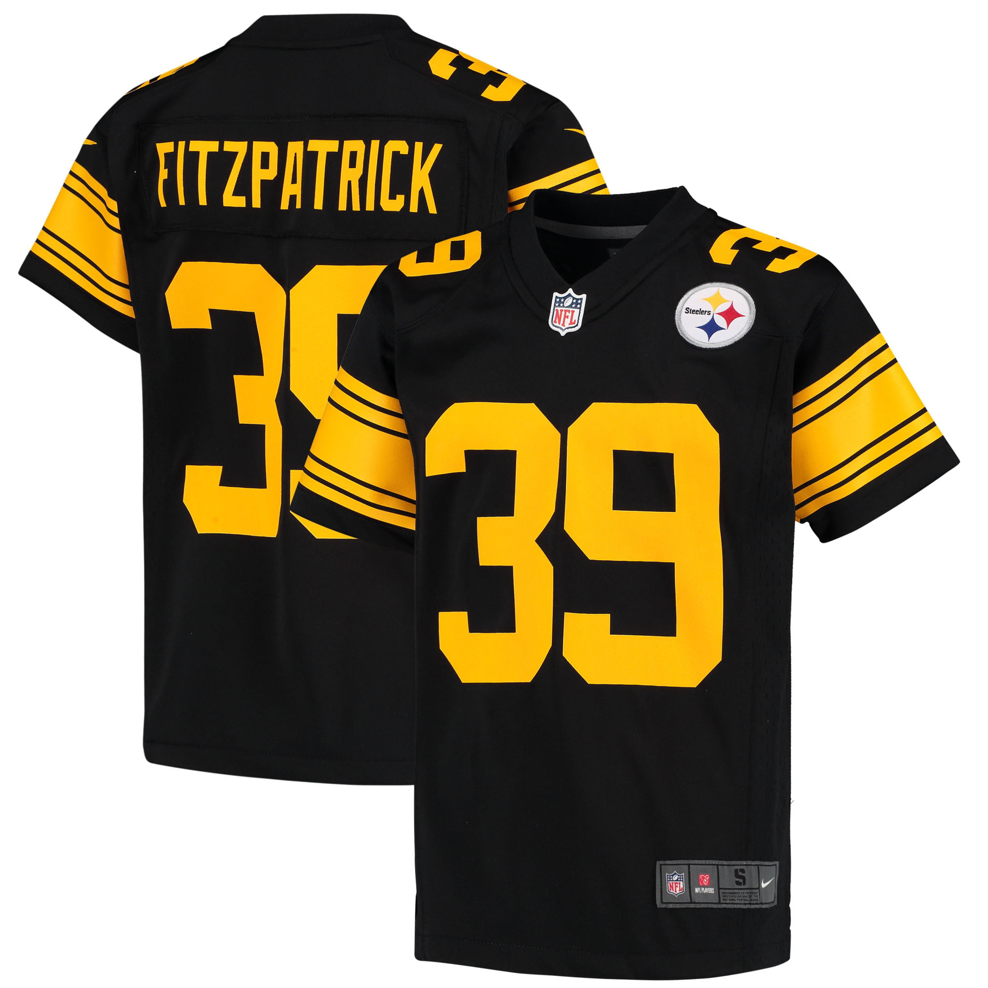 Minkah Fitzpatrick Pittsburgh Steelers Nike Youth Color Rush Game Jersey - Black - Walmart.com