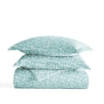 thumbnail image 4 of Duvet Cover Set - Ultra Soft & Breathable - Pale Blue Wheatfield Floral for Queen Size Bedding by Comfort Canopy, 4 of 13