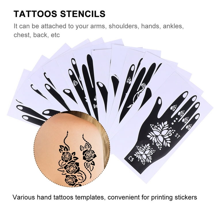 HTVRONT Tattoo Transfer Paper Kit: 40 Sheets Stencil Transfer Paper for  Tattooing, 4 Layers Tattoo Paper Transfer to Skin Tattoo Transfer Kit, Size  A4