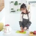 thumbnail image 2 of **PVC Cooking Apron for Women with Absorbent Coral Fleece Towels, Adjustable Neck & Waist Straps, Double Pockets, Lightweight & Waterproof Kitchen Apron for Cooking, Baking, Cleaning (72x68cm)**, 2 of 8