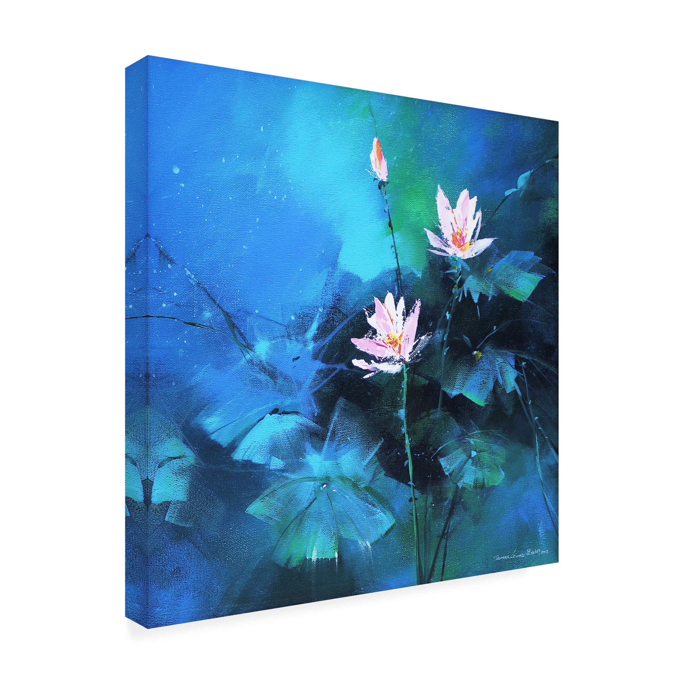Canvas Wall Art - Thomas Leung 'Gentlement' Wall Art for Living Room, Bedroom, or Office Décor by Trademark Fine Art - 24 x 24 Inches