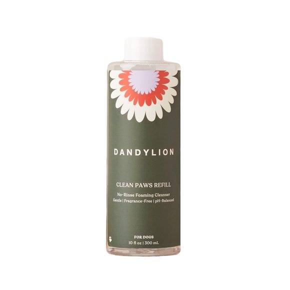 Limpiador de patas de perro, recambio, Dandylion Clean Paws, 300 ml