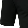thumbnail image 6 of Sngxgn Men's Classic Fit Short Sleeve Polo Shirt(Black,XL), 6 of 9
