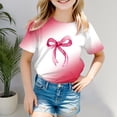 thumbnail image 2 of Godom Girls Super Soft Short Sleeve T-Shirts Cotton Tees Girls Summer Tops, 2 of 4