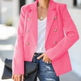thumbnail image 2 of Women's Fashion Business Casual Blazers Open Front Long Sleeve Tops Suit Jackets Work Office Cardigan Slim Fit Coat Tops, 2 of 7