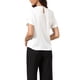 thumbnail image 3 of Blusas de Negocios Casual de Manga Corta de Color Sólido con Cuello en V para Mujeres L Blanca, 3 of 6