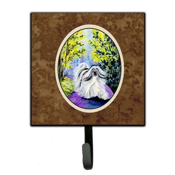 Carolines Treasures SS8643SH4 Tibetan Terrier Leash Holder or Key Hook, Small, Multicolor