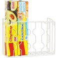 thumbnail image 1 of Wall Door Mount Kitchen Wrap Organizer Rack, 1 of 3