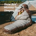 thumbnail image 5 of Naturehike, Mummy Sleeping Bag, Pro Outdoor Down Sleeping Bag for Cold Weather,  Water Repellent Sleeping bag with Compression Sack, High Fluffy Duck Down Filling,  For Hiking/Travel/Expedition, 5 of 22